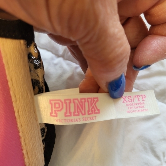 Pink Victoria Secret XS-TP Leopard print Bandeau - Picture 7 of 7